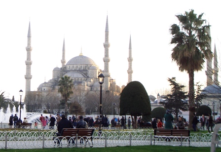 Голубая мечеть султана Ахмета в Стамбуле