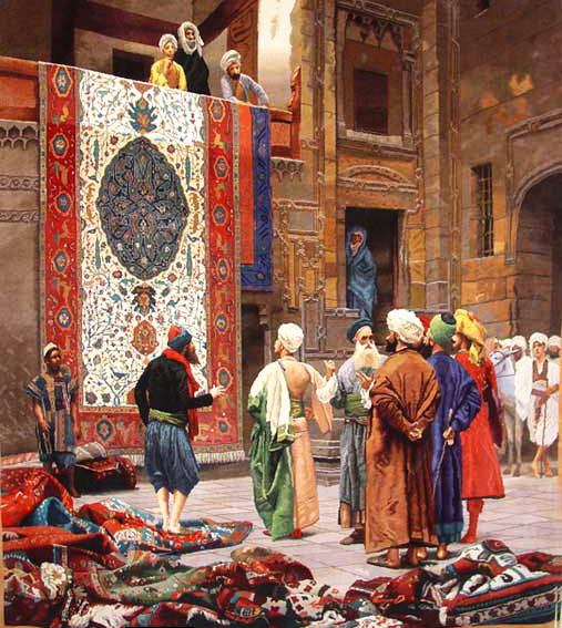 Турецкий ковер на картинах история